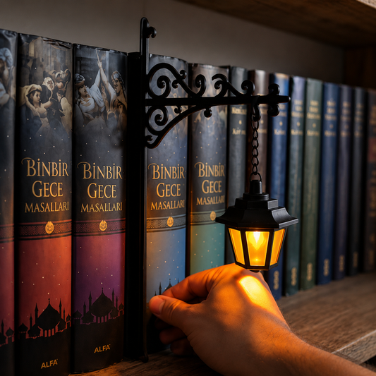 Hanging Bookshelf Light – Halloween Edition